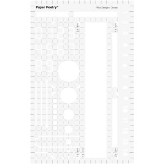 PAPER POETRY BULLET DIARY DAGBOEK SJABLOON BASIC 9,5X15CM
