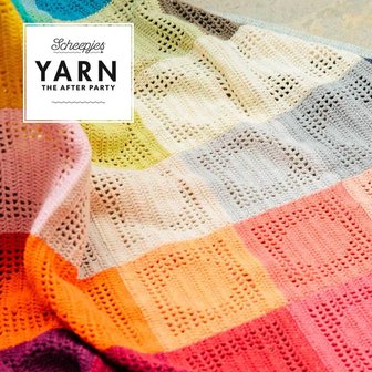 YARN THE AFTER PARTY NR.127 RAINBOW DOTS BLANKET. 