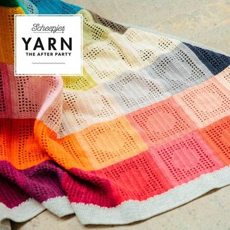 YARN THE AFTER PARTY NR.127 RAINBOW DOTS BLANKET. 