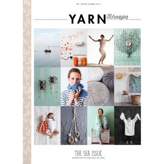 Scheepjes YARN Bookazine nummer 1: Sea  YARN Bookazine komt 2 keer per jaar uit en dit nummer bevat 12 brei- en haakpatronen vo