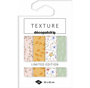 Texture Decopatch papier Thema Paradise Garden Limited Edition