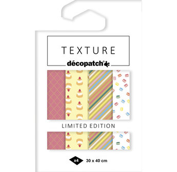 Texture Decopatch papier Thema Gourmet boudoir Limited Edition