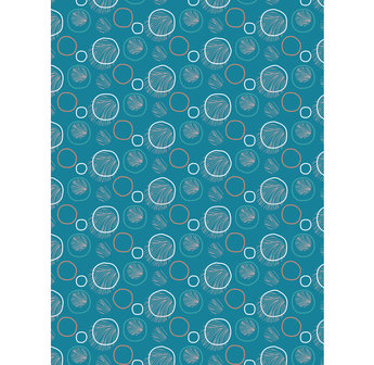 Decopatch papier Onderwater blauw