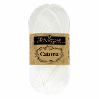 106 SNOW WHITE Scheepjes Catona 100 gram