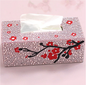 Diamond Painting Tissuebox kleur 23