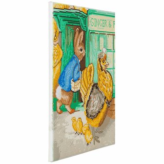 Crystal Art kit &reg; Ginger and Pickles Store Peter Rabbit 40 x 50 cm full diamond painting