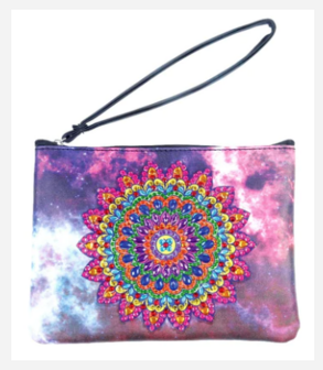 Crystal Art kit&reg; Clutch Pouch Etui Mandala Magic