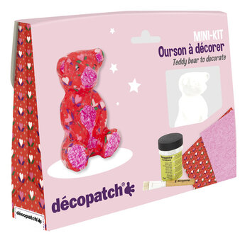 Decopatch Mini kit teddybeer