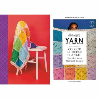 YARN THE AFTER PARTY NR.152 COLOUR SHUFFLE BLANKET NL