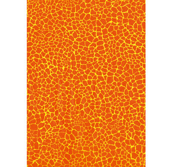Decopatch papier geel/oranje mozaïk 