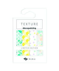 Set Texture Decopatch papier &quot;Color Therapy&quot; hotfoil Limited Edition 