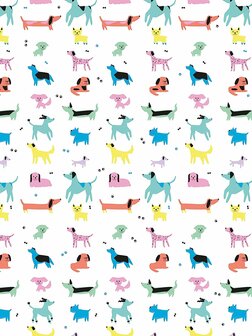 Decopatch papier Dogs FLUO