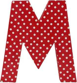 Decopatch papier rood strepen, stippen en blokjes