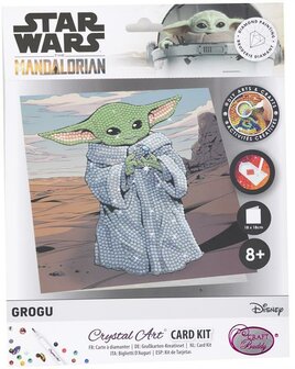 Crystal Card&nbsp;kit &reg;&nbsp;&nbsp;Star Wars Darth Grogu (partial) 18 x 18 cm.