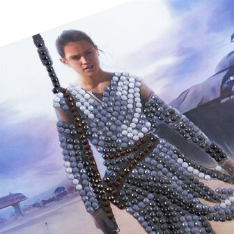 Crystal Card&nbsp;kit &reg;&nbsp;&nbsp;Star Wars REY (partial) 18 x 18 cm.