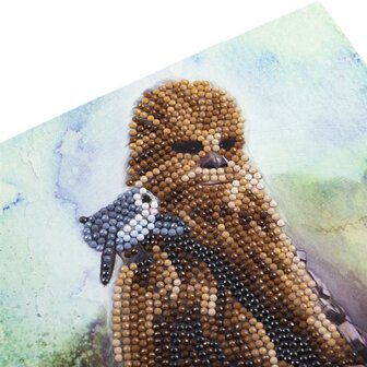 Crystal Card&nbsp;kit &reg;&nbsp;&nbsp;Star Wars CHEWBACCA (partial) 18 x 18 cm.