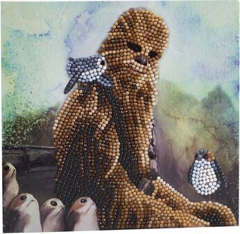 Crystal Card&nbsp;kit &reg;&nbsp;&nbsp;Star Wars CHEWBACCA (partial) 18 x 18 cm.