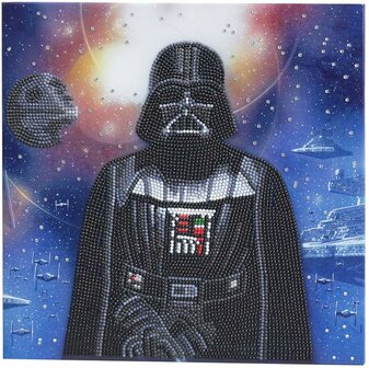Crystal Art kit &reg; Star Wars DARTH VADER 30 x 30 cm diamond painting (partial)