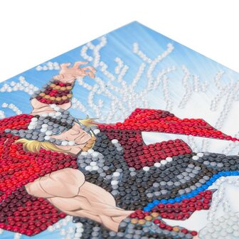 Crystal Card&nbsp;kit &reg;&nbsp;Marvel THOR (partial) 18 x 18 cm.