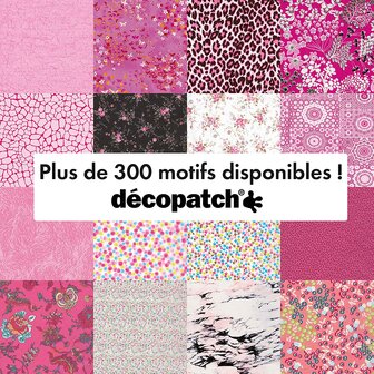 Decopatch papier roze moza&iuml;k 