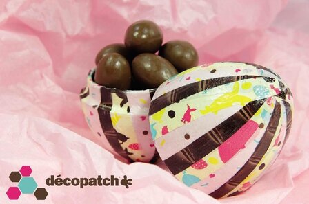 Decopatch papier paascollectie chocoladekorrels