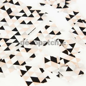 Decopatch papier retrodesign driehoekjes