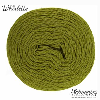 882 TANGY OLIVE Scheepjes Whirlette 100 gram.