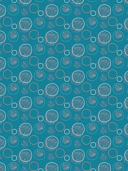 Decopatch papier Onderwater blauw