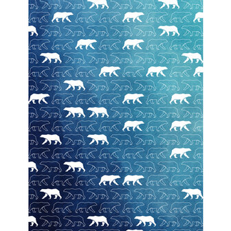 Set Texture Decopatch papier &quot;Arctic Christmas&quot; hotfoil Limited Edition 
