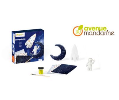 Avenue Mandarine Decopatch Space Kit creatieve 8-delige set