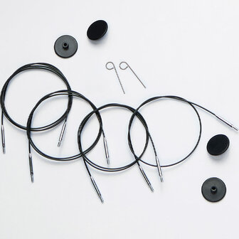 KnitPro Swivel 360&deg; Kabel 50cm voor verwisselbare breipunten