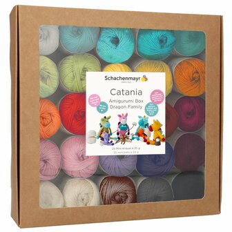 Catania Amigurumi box 25x20g Dragon Family