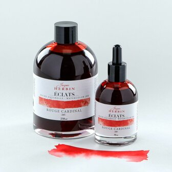 Herbin Eclats aquarel inkt KARDINAALROOD -245- Flesje 50ml 