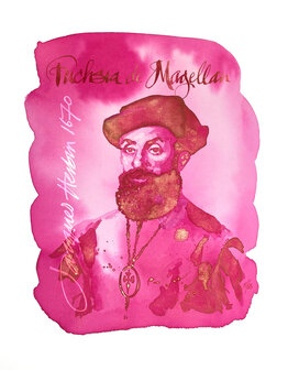 Herbin Eclats aquarel inkt MAGENTA -300- Flesje 50ml 