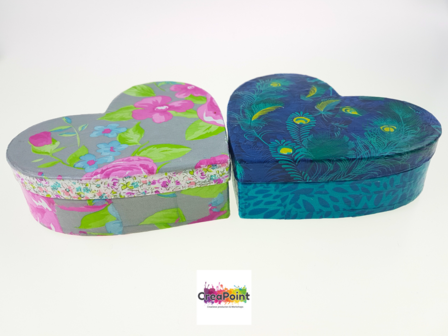 Decopatch papier Grijs met rozen