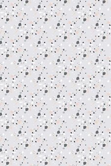 Texture Decopatch papier Terrazzo Grijs hotfoil