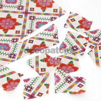 Decoptach papier Patchwork design