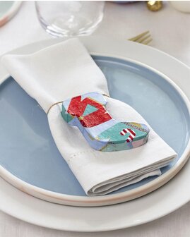 Set Texture Decopatch kerstpapier Kerst Maille Xmas hotfoil Limited Edition 