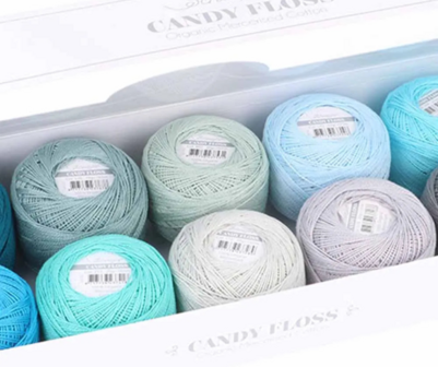 Scheepjes Candy Floss colour pack 10x20gr EARL GREY