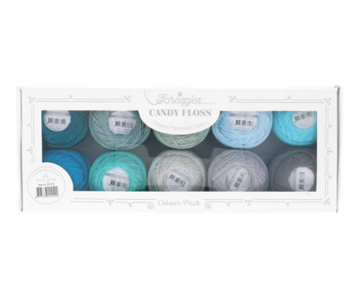 Scheepjes Candy Floss colour pack 10x20gr EARL GREY