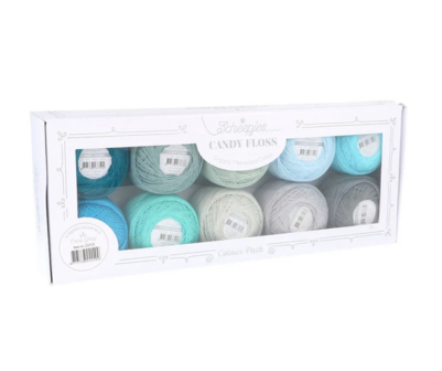 Scheepjes Candy Floss colour pack 10x20gr EARL GREY