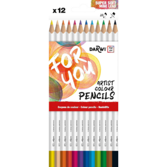 DFY Kleurpotloden &ndash; Set van 12 kleuren