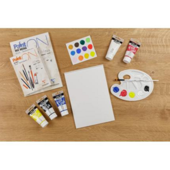 DFY Starterset Acrylverf primaire kleuren - 5 x 75 ml