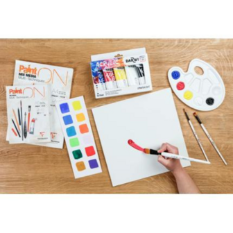 DFY Starterset Acrylverf primaire kleuren - 5 x 75 ml