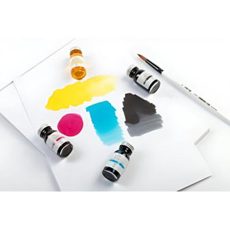 Set aquarel inkt  Jaques Herbin 4 x 15 ml