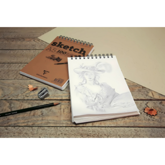 Sketch Tekenblok schetsblok A4 Wit &ndash; 100 vel