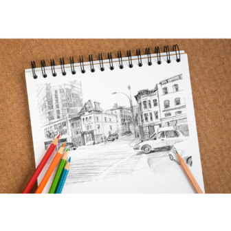 Sketch tekenblok schetsblok A4 ivoor &ndash; 100 vel