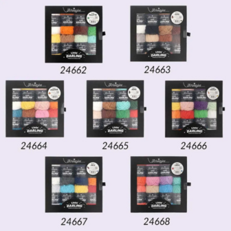 Scheepjes Litlle Darling colour pack &amp;#x2013; merry minis 8 x 25g 