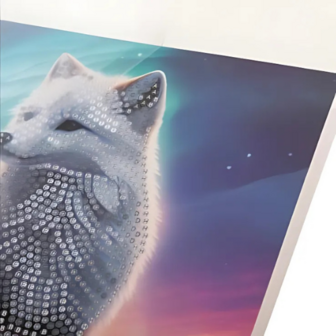 Crystal Card Kit &reg; Aurora the fox (18x18 cm)