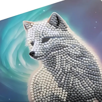 Crystal Card Kit &reg; Aurora the fox (18x18 cm)